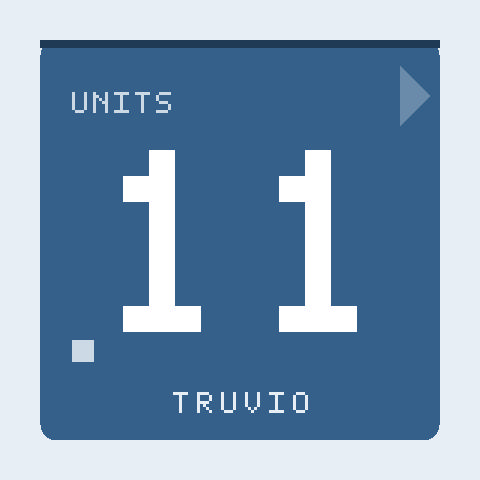 Truvio Unit Measure 11