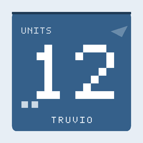 Truvio Unit Measure 12
